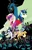 Size: 700x1082 | Tagged: safe, artist:miniferret, derpibooru import, applejack, fluttershy, pinkie pie, princess cadance, queen chrysalis, rainbow dash, rarity, shining armor, twilight sparkle, alicorn, changeling, changeling queen, earth pony, pegasus, pony, unicorn, a canterlot wedding, bruised, bucking, changeling swarm, eyes closed, fangs, female, fight, floppy ears, glowing horn, hellboy, horn, image, looking away, magic, mane six, mare, mind control, party cannon, png, signature, style emulation, white eyes