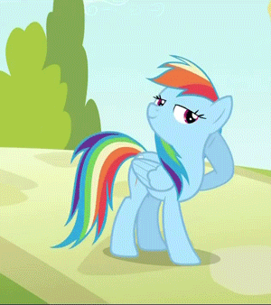 Size: 300x338 | Tagged: animated, camera flashes, cropped, derpibooru import, offscreen character, pose, rainbow dash, safe, screencap, solo, the mysterious mare do well