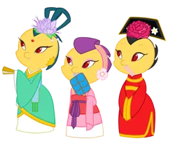 Size: 550x470 | Tagged: artist:queencold, baby dragon, chinese dragon, derpibooru import, dragon, dragoness, oc, oc:princess bi, oc:princess min, oc:princess ren, safe, simple background, transparent background, unofficial characters only