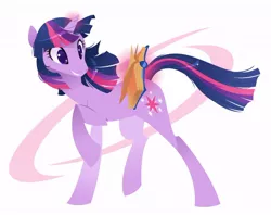 Size: 636x503 | Tagged: safe, artist:kilo, derpibooru import, twilight sparkle, pony, unicorn, book, cutie mark, female, glowing horn, horn, magic, simple background, solo