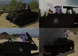 Size: 1400x1000 | Tagged: derpibooru import, safe, tank (vehicle), twilight sparkle, video game, world of tanks