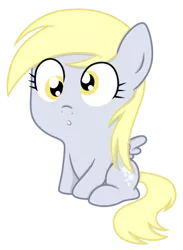 Size: 438x598 | Tagged: safe, artist:natsu714, derpibooru import, derpy hooves, pegasus, pony, chibi, female, mare, simple background, solo, transparent background