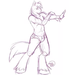 Size: 658x721 | Tagged: anthro, artist:wicklesmack, bare chest, big macintosh, clothes, derpibooru import, male, monochrome, solo, solo male, suggestive, topless, underwear, unguligrade anthro