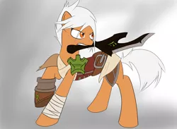 Size: 1500x1100 | Tagged: derpibooru import, league of legends, ponified, riven, safe
