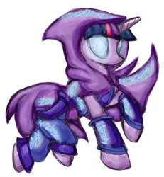 Size: 1266x1371 | Tagged: artist:kittynumber7, clothes, costume, crossover, derpibooru import, league of legends, malzahar, safe, simple background, solo, twilight sparkle, white background