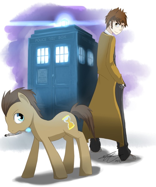 Size: 2500x3000 | Tagged: artist:stupidyou3, derpibooru import, doctor who, doctor whooves, high res, safe, time lord, time turner