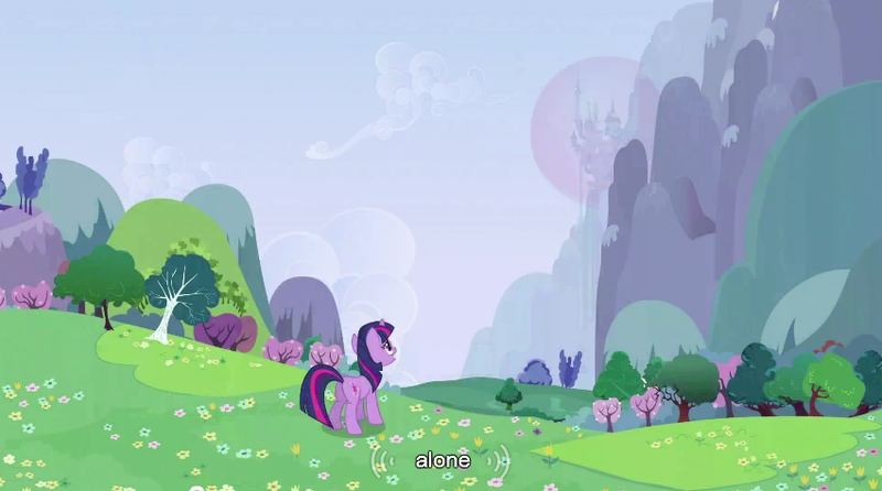 Size: 851x474 | Tagged: derpibooru import, safe, screencap, twilight sparkle, youtube caption