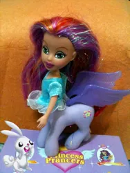 Size: 480x640 | Tagged: angel bunny, artist:a8702131, centaur, derpibooru import, doll, irl, photo, pony dolls, princess prancers, safe, toy