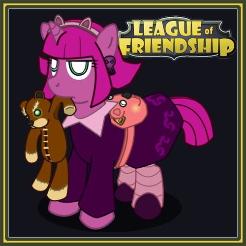 Size: 500x500 | Tagged: annie hastur, artist:dvzaragoza, derpibooru import, league of legends, ponified, safe