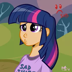 Size: 962x962 | Tagged: artist:ashesg, artist:megasweet, color edit, derpibooru import, duckface, humanized, pouting, sad, safe, twilight sparkle