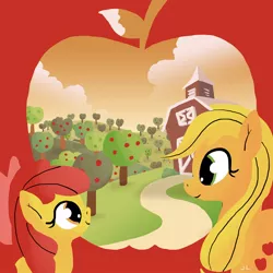 Size: 792x792 | Tagged: apple bloom, applejack, artist:docwario, derpibooru import, safe