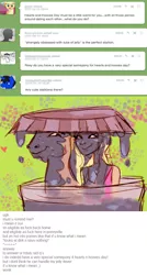 Size: 629x1171 | Tagged: artist:emmy, ask, ask roxy in ponyville, crossover, derpibooru import, homestuck, hugh jelly, roxy lalonde, safe, tumblr