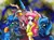 Size: 721x527 | Tagged: dead source, safe, artist:aurora-chiaro, derpibooru import, discord, princess celestia, princess luna, queen chrysalis, alicorn, changeling, changeling queen, draconequus, pony, blushing, female, group hug, hug, image, jpeg, mare, smiling, traditional art, younger