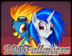 Size: 1280x989 | Tagged: source needed, safe, artist:mn27, derpibooru import, spitfire, vinyl scratch, pegasus, pony, unicorn, duo, duo female, female, grin, mare, smiling