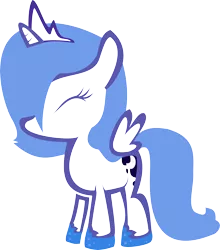 Size: 6998x7950 | Tagged: safe, artist:finalflutter, derpibooru import, princess luna, pony, absurd resolution, simple background, solo, transparent background, vector, woona