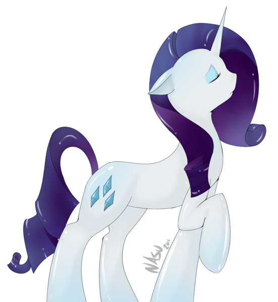 Size: 2300x2500 | Tagged: safe, artist:nasuni, derpibooru import, rarity, pony, unicorn, female, high res, mare, simple background, solo, transparent background