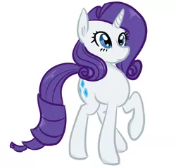 Size: 929x887 | Tagged: dead source, safe, artist:fribox, derpibooru import, rarity, pony, unicorn, female, mare, simple background, solo, white background