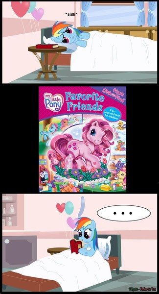 Size: 798x1473 | Tagged: safe, derpibooru import, screencap, rainbow dash, rainbow dash (g3), unnamed character, unnamed pony, earth pony, pegasus, pony, book, g3, meme, reading rainbow