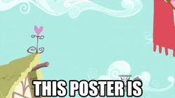 Size: 720x405 | Tagged: safe, derpibooru import, edit, edited screencap, screencap, cranky doodle donkey, pinkie pie, donkey, earth pony, pony, a friend in deed, angry, animated, cropped, duo, hub logo, image macro, pointing, ponyville, poster is mad, u mad