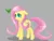 Size: 1600x1200 | Tagged: safe, artist:tomat-in-cup, derpibooru import, fluttershy, pegasus, pony, blushing, cthulhu, deity lord, duo, female, flying, girly girl, gray background, heroine, image, lovecraftian deity, mare, pink mane, pink tail, png, simple background, teal eyes, wings, yellow fur