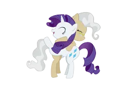 Size: 2362x1772 | Tagged: dead source, safe, artist:spaerk, derpibooru import, mayor mare, rarity, earth pony, pony, unicorn, glasses, hug, simple background, transparent background