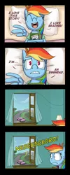 Size: 700x1750 | Tagged: artist:uc77, crossover, derpibooru import, homer goes to college, homer simpson, rainbow dash, revenge of the nerds, safe, the simpsons