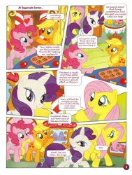 Size: 757x1000 | Tagged: applejack, comic, derpibooru import, fluttershy, german comic, german my little pony comic, my little pony comic, official, official content, pinkie pie, rarity, safe, strange apple cookies, sugarcube corner