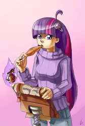 Size: 600x891 | Tagged: artist:lexx2dot0, derpibooru import, humanized, safe, solo, twilight sparkle