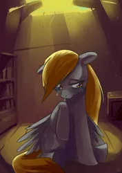 Size: 1240x1753 | Tagged: safe, artist:lexx2dot0, derpibooru import, derpy hooves, pegasus, pony, crying, female, mare, sad, solo