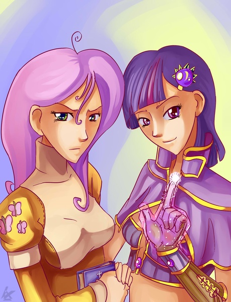 Size: 1340x1753 | Tagged: artist:lexx2dot0, cosplay, derpibooru import, fluttershy, humanized, ragnarok online, safe, twilight sparkle