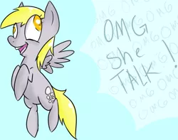 Size: 1000x787 | Tagged: dead source, safe, artist:spanish-scoot, derpibooru import, derpy hooves, pegasus, pony, female, flying, mare, solo