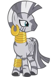 Size: 900x1238 | Tagged: artist:zekrom111, derpibooru import, safe, simple background, solo, transparent background, vector, zebra, zecora