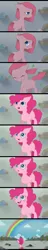 Size: 992x5167 | Tagged: artist:lightning-stars, comic, derpibooru import, filly, g4, pinkamena diane pie, pinkie pie, rainbow, sad, safe, smiling, younger