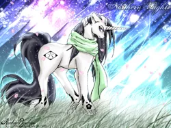 Size: 600x449 | Tagged: artist:alaska-chan, bleach (manga), clothes, derpibooru import, kuchiki byakuya, ponified, safe, scarf, solo