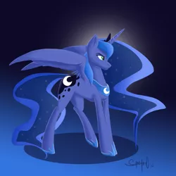 Size: 1000x1000 | Tagged: artist:copycatastrophe, derpibooru import, princess luna, safe, solo