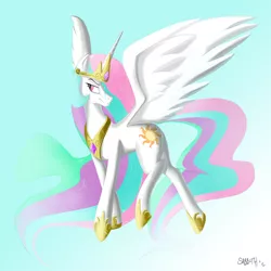 Size: 1000x1000 | Tagged: artist:copycatastrophe, derpibooru import, princess celestia, safe, solo