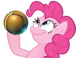 Size: 990x759 | Tagged: derpibooru import, look what pinkie found, metroid, morph ball, pinkie pie, safe