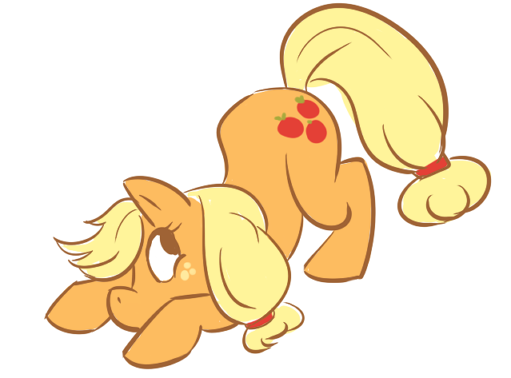 Size: 511x378 | Tagged: applejack, artist:snarkies, derpibooru import, safe, simple background, solo