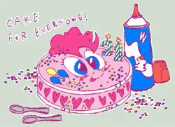 Size: 717x518 | Tagged: artist:secretgoombaman12345, cake, dead source, derpibooru import, inanimate tf, pinkie pie, safe, transformation, wat