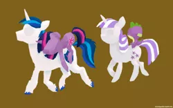 Size: 500x311 | Tagged: artist:cygaj, derpibooru import, safe, shining armor, spike, spike's family, twilight's family, twilight sparkle, twilight velvet