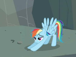 Size: 800x600 | Tagged: animated, brony history, derpibooru import, iwtcird, may the best pet win, meme origin, rainbow dash, safe, screencap, scrunchy face, stretching