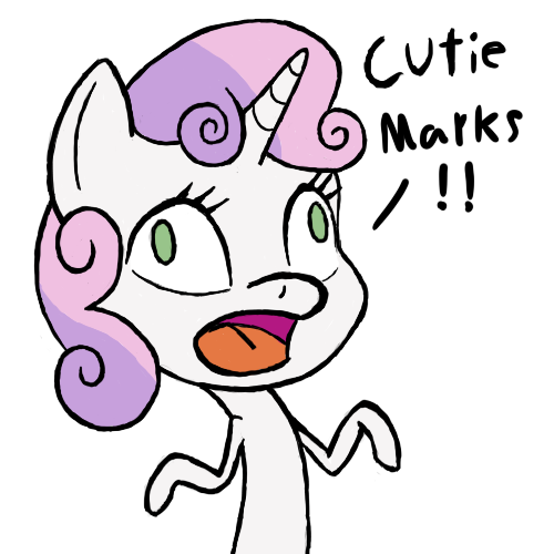 Size: 500x500 | Tagged: derpibooru import, dialogue, safe, solo, sweetie belle