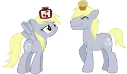 Size: 2182x1264 | Tagged: safe, artist:tehjadeh, derpibooru import, derpy hooves, hugh jelly, pegasus, pony, female, jelly, mare, muffin