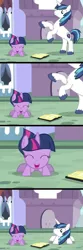 Size: 499x1511 | Tagged: crab pony, derpibooru import, hoofy-kicks, safe, screencap, shining armor, tenso, twilight sparkle