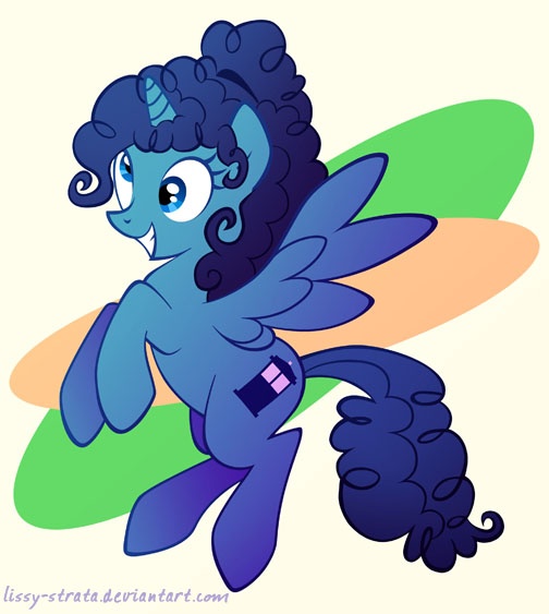 Size: 504x563 | Tagged: safe, artist:lissystrata, derpibooru import, ponified, alicorn, pony, abstract background, derp, doctor who, female, idris, mare, photoshop, solo, tardis