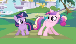 Size: 250x145 | Tagged: a canterlot wedding, animated, butt shake, cute, cutedance, derpibooru import, female, filly, filly twilight sparkle, gif, gif for breezies, loop, picture for breezies, plot, princess cadance, safe, screencap, sunshine sunshine, teen princess cadance, twiabetes, twilight sparkle, wiggle, younger