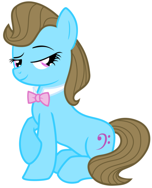 Size: 3233x4000 | Tagged: safe, artist:the smiling pony, derpibooru import, beauty brass, earth pony, pony, female, inkscape, mare, simple background, sitting, smiling, smug, solo, transparent background, vector