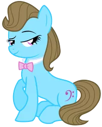 Size: 3233x4000 | Tagged: safe, artist:the smiling pony, derpibooru import, beauty brass, earth pony, pony, female, inkscape, mare, simple background, sitting, smiling, smug, solo, transparent background, vector