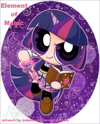 Size: 652x802 | Tagged: artist:yokokinawa, clothes, derpibooru import, humanized, parody, safe, simple background, skirt, the powerpuff girls, transparent background, twilight sparkle