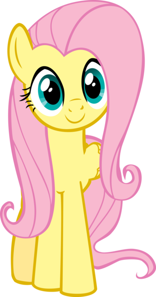 Size: 3084x5856 | Tagged: artist:kittyhawk-contrail, cute, derpibooru import, fluttershy, happy, hugpony poses, looking at you, part of a set, safe, shyabetes, simple background, transparent background, vector